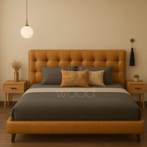 Savanna Luxe Leatherette Bed Set