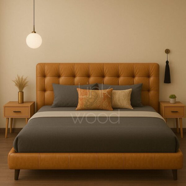 Savanna Luxe Leatherette Bed Set