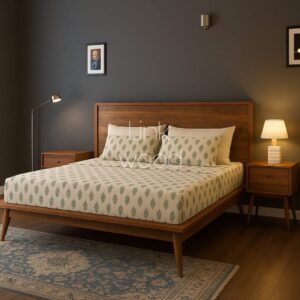 Nordic Walnut Bed Set