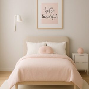 Blush Bloom – Kids Minimalist Bed Set