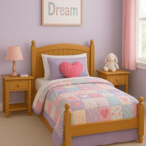 Honeyheart Patch – Kids Wooden Bed Set