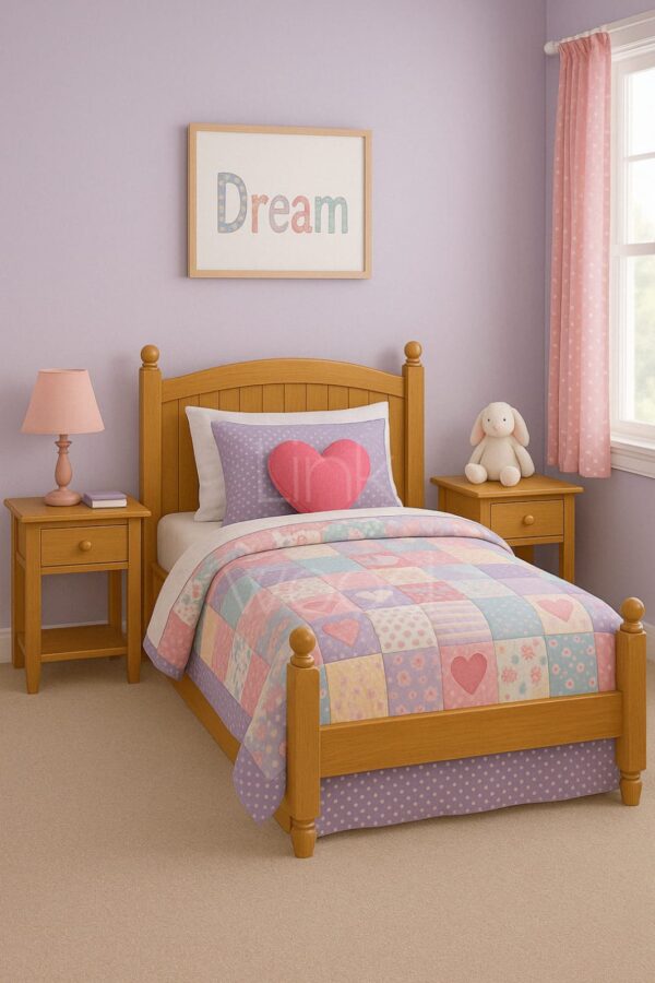 Honeyheart Patch – Kids Wooden Bed Set