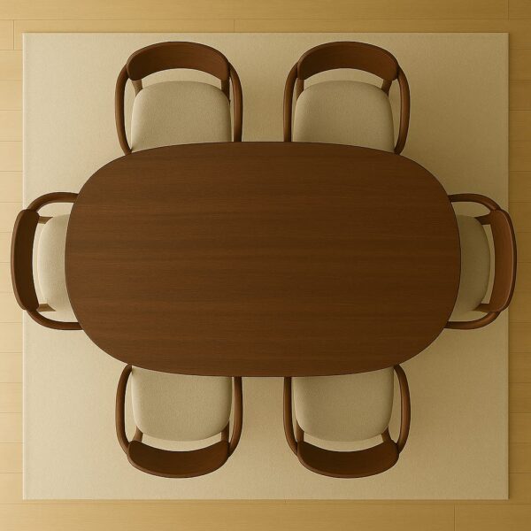 ModoCraft – Contemporary 6-Seater Dining Set - Image 2