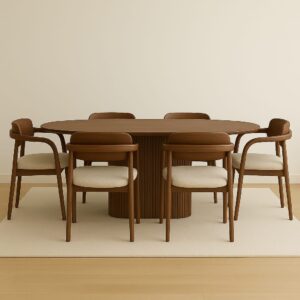 ModoCraft – Contemporary 6-Seater Dining Set