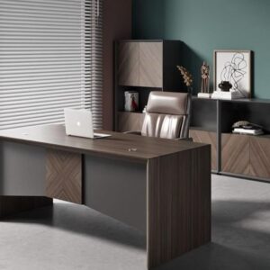 Chevron Luxe Executive Desk