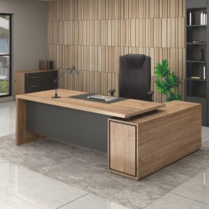 Linear Luxe Executive Desk
