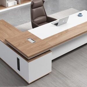 Nordic White Executive Desk